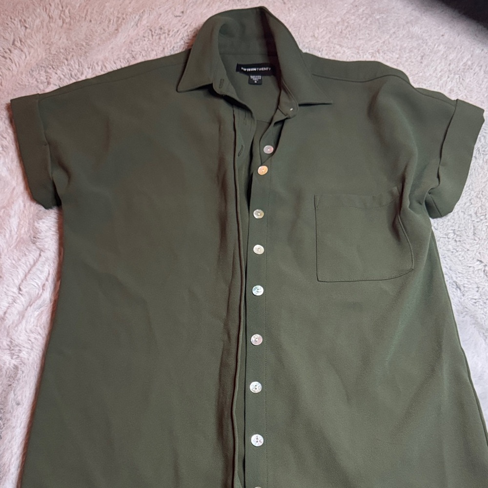 Women’s Green Short Sleeve dress